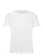 Short-Sleeved Cotton T-Shirt Tops T-shirts & Tops Short-sleeved White Mango