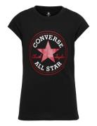 Converse Timeless Chuck Patch Tee Tops T-Kortærmet Skjorte Black Converse