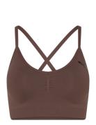 Move Shapeluxe Seamless Bra Lingerie Bras & Tops Sports Bras - All Brown PUMA