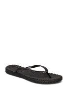 Flipflop With Glitter Shoes Summer Shoes Sandals Flip Flops Black Ilse Jacobsen