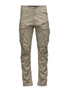 Rovic Zip 3D Regular Tapered Bottoms Trousers Cargo Pants Beige G-Star RAW