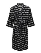 Räsymatto Bathrobe Home Textiles Bathroom Textiles Robes Black Marimekko Home