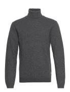 Cfkarl Roll Neck Bounty Knit Tops Knitwear Turtlenecks Grey Casual Friday