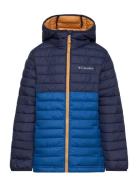 Powder Lite Boys Hooded Jacket Sport Jackets & Coats Puffer & Padded Blue Columbia Sportswear