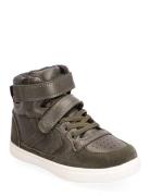 Stadil Winter High Jr Sport Winter Boots Winter Boots W. Velcro Khaki Green Hummel