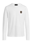 Belstaff Long Sleeved T-Shirt Dark Ink Designers T-Langærmet Skjorte White Belstaff