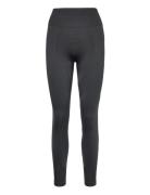 Nora Seamless Tights Sport Running-training Tights Seamless Tights Black Kari Traa