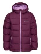 Pike Lake Ii Hooded Jacket Sport Jackets & Coats Puffer & Padded Purple Columbia Sportswear