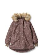 Jacket Mathilde Tech Outerwear Jackets & Coats Winter Jackets Purple Wheat