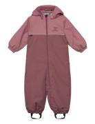 Hmlsnoopy Tex Snowsuit Sport Coveralls Snow-ski Coveralls & Sets Pink Hummel