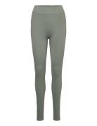 Alice Seamless Rib Tights Sport Running-training Tights Seamless Tights Green Björn Borg