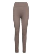 Onpjaia Life Hw Seam Tights Noos Sport Running-training Tights Seamless Tights Brown Only Play