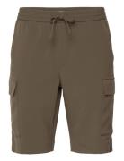 Relaxed Suit Cargo Shorts Bottoms Shorts Cargo Shorts Khaki Green Lindbergh