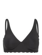 Sloggi Zero Microfibre 2.0 Soft Bra Lingerie Bras & Tops Soft Bras Non Wired Bras Black Sloggi