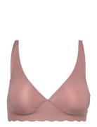 Sloggi Zero Microfibre 2.0 Soft Bra Lingerie Bras & Tops Soft Bras Non Wired Bras Pink Sloggi