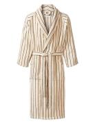 Naram Bathrobe - Creme & Ink Home Textiles Bathroom Textiles Robes Cream Bongusta