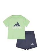 I Bl Co T Set Sport Sets With Short-sleeved T-shirt Multi/patterned Adidas Performance