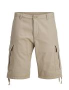 Jpstcole Barkley Cargo Shorts Mid Sn Bottoms Shorts Cargo Shorts Beige Jack & J S