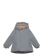 Wally Fleece Lined Winter Jacket. Grs Outerwear Jackets & Coats Winter Jackets Blue Mini A Ture