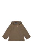 Nylon Baby Jacket - Solid Outerwear Jackets & Coats Winter Jackets Khaki Green Mikk-line