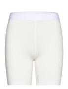 Organic Cycle Shorts Bottoms Shorts Cycling Shorts White Rosemunde