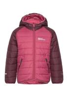 Zenon Jacket K Sport Jackets & Coats Puffer & Padded Pink Jack Wolfskin