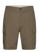 Fig Loose Cargo Poplin Shorts - Got Bottoms Shorts Cargo Shorts Khaki Green Knowledge Cotton Apparel