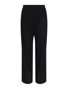 Yasflaxy Hw Linen Pant Noos Bottoms Trousers Linen Trousers Black YAS