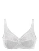 Bra Without Underwire Lingerie Bras & Tops Soft Bras Non Wired Bras White Damella Of Sweden