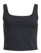 Butter Soft Alice Fitted Top Tops Crop Tops Sleeveless Crop Tops Black Rethinkit