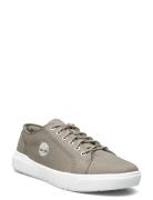 Seneca Bay Low Lace Up Sneaker Light Taupe Canvas Designers Sneakers Low-top Sneakers Green Timberland