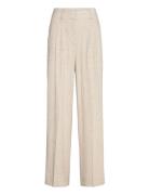 Linoraw Trousers Bottoms Trousers Linen Trousers Beige Second Female