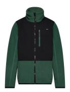 Carson Fleece Jacket Sport Fleece Outerwear Fleece Jackets Green ZigZag