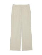 Woven Pants Bottoms Trousers Linen Trousers Beige Marc O'Polo