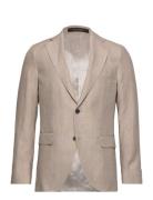 Fogerty Blazer Designers Blazers Single Breasted Blazers Beige Oscar Jacobson