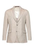 Ferry Soft Blazer Designers Blazers Single Breasted Blazers Beige Oscar Jacobson