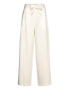 Cognin Wide Linen Pants Bottoms Trousers Linen Trousers Cream Tamaris Apparel