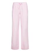 Hoys Straight String Pants 14329 Bottoms Trousers Linen Trousers Pink Samsøe Samsøe