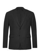 Hopper U Active Hopsack Designers Blazers Single Breasted Blazers Black J. Lindeberg