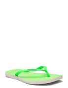 Hav. Square Glitter Neon Shoes Summer Shoes Sandals Flip Flops Green Havaianas