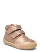 Shoes - Flat - With Velcro High-top Sneakers Beige ANGULUS