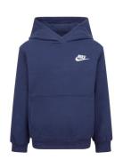 Nkn N Nsw Club Fleece Lbr Po Tops Sweatshirts & Hoodies Hoodies Navy Nike