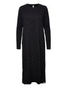 Ls Nightdress Aop Jersey Nattøj Black Lindex