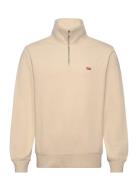 Original Hm 1/4 Zip Fog Tops Sweatshirts & Hoodies Sweatshirts Beige LEVI´S Men