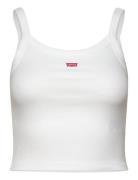 Essential Sporty Rib Tnk White + Cotton Tops Crop Tops Sleeveless Crop Tops White LEVI´S Women