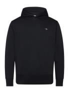 Reg Emb Archive Shield Hoodie Tops Sweatshirts & Hoodies Hoodies Black GANT