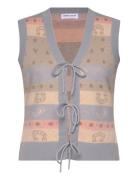 Chanez Good Luck Vests Knitted Vests Multi/patterned Maison Labiche Paris