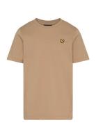 Plain T-Shirt Tops T-Kortærmet Skjorte Brown Lyle & Scott