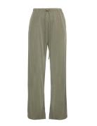 Mschadelona Lynette Pants Bottoms Trousers Wide Leg Khaki Green MSCH Copenhagen