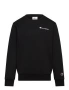 Crewneck Sweatshirt Tops Sweatshirts & Hoodies Sweatshirts Black Champion